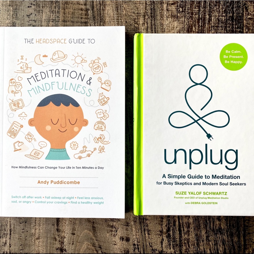 NWOT, Mindfullness + Meditation, 2 books, Unused